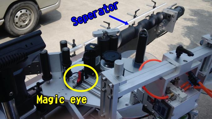 Maŝina Aplika Etika Kuna Polurilo por 220V 1.5HP 50 / 60HZ rondaj boteloj