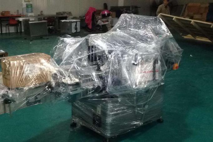 Aluminia Alojo Opp Vial-etikedmaŝino por ronda botelo, industria etikedmaŝino