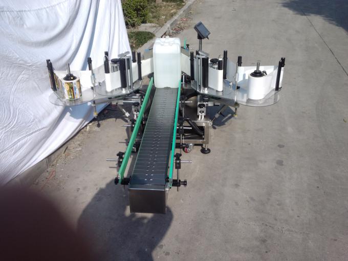 Agordita aŭtomata etikedmaŝino de fioloj por malgranda glumarko de penicilina botelo