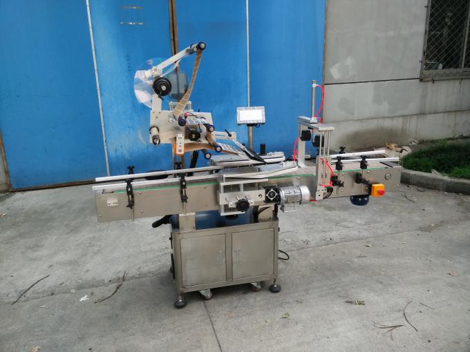 Agordita aŭtomata etikedmaŝino de fioloj por malgranda glumarko de penicilina botelo