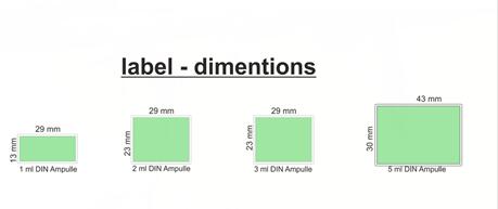 Studenta Provizo de Horizontala Fiola Glumarko