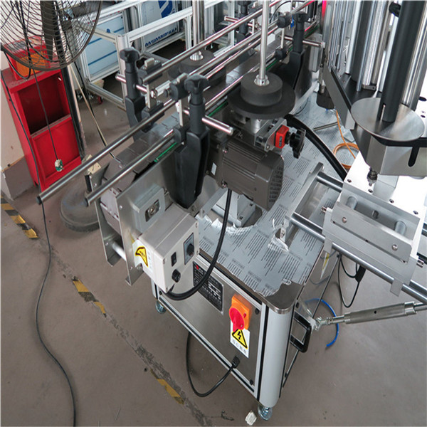 Etikedmaŝino 1500W Potenca Ronda Botelo Por Trinkaĵo / Manĝaĵo / Chemicalemiaĵo