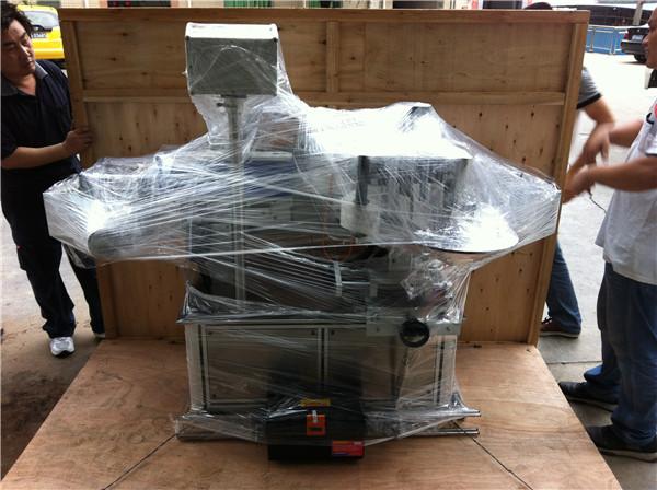 45m / Min Rapida Glumarko-Etikedo-Aplikilo Por Kvadrata / Ronda / Plata Akvoboteloj