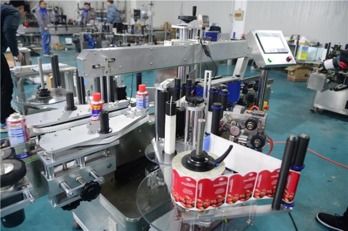 Automatic aerosol cans sticker labeling machine for pvc food can round bottle labeling applicator for best selling
