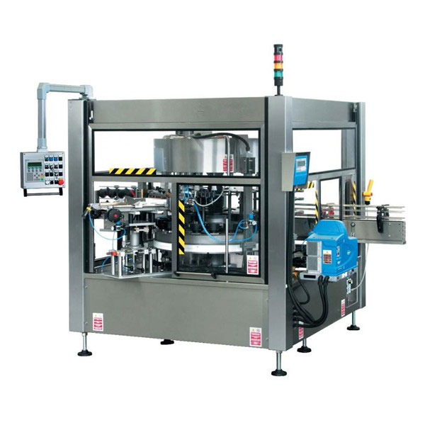 Plena Aŭtomata Botela Flugila Rotacia Glumarka Etikedmaŝino