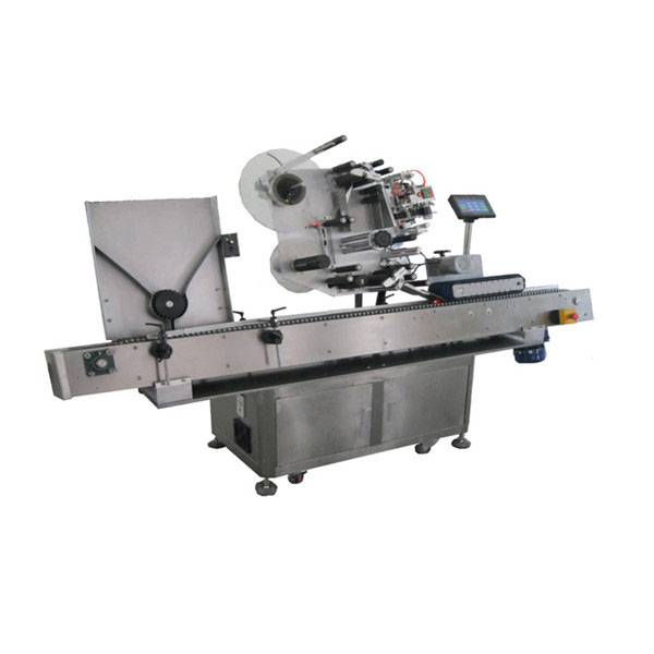 Servo-Regilo Ekonomia Aŭtomata Mini-Botela Viala Etiketa Maŝino