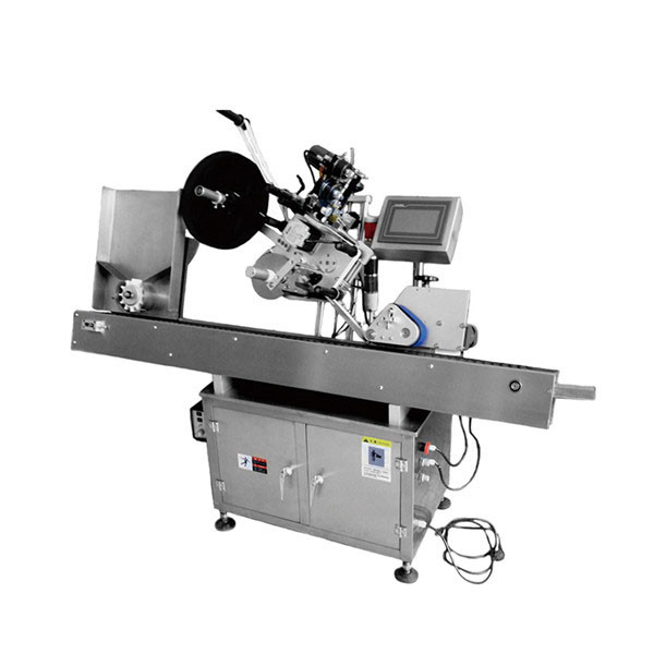 Altrapida Sus304 Memglua Glumarko Ronda Botela Flakona Etikedmaŝino