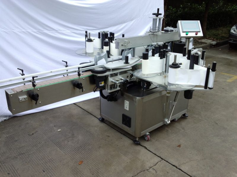 Ĉina Agordita Aŭtomata Etikeda Maŝino / Etiketa Ekipaĵo Por Memglua Glumarko