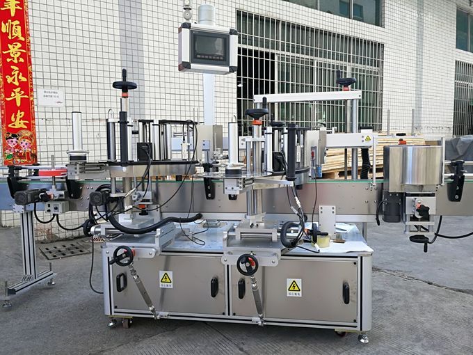 Duflanka Antaŭa kaj Malantaŭa Memglua Etikedmaŝino Kun Tuŝekrano Plene Aŭtomata